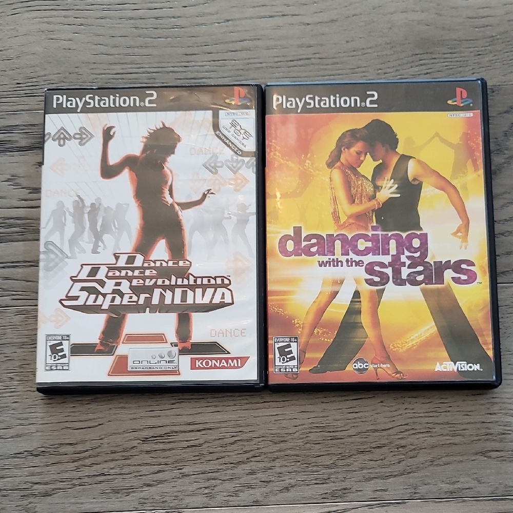 PlayStation2 Dance Dance Revolution Suprr Nova and Dancing With The Stars